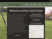 Tablet Screenshot of ettersgolf.com